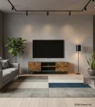 WOOD & IRON MEDIA CABINET