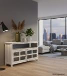 SOLID RECLAIMED TEAK WOOD MEDIA CABINET