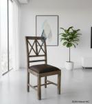 Wood  Leather Chair