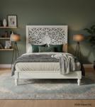 HAND CARVED SOLID WOOD QUEEN BED