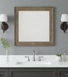 SQUARE SOLID WOOD FRAME MIRROR