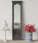 RECLAIMED SOLID WOOD PANEL FRAME & MIRROR