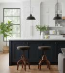 ADJUSTABLE HEIGHT IRON & LEATHER STOOL