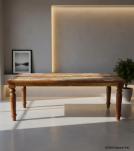 SOLID RECLAIMED TEAK WOOD TABLE
