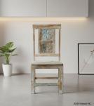 SOLID HAND CARVED RECLAIMED TEAK CHAIR