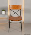 WOODEN IRON CHAIR