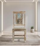 SOLID HAND CARVED RECLAIMED TEAK CHAIR