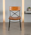WOODEN IRON CHAIR