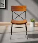 WOODEN IRON CHAIR