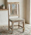 SOLID HAND CARVED RECLAIMED TEAK CHAIR