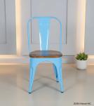 WOODEN IRON CHAIR 