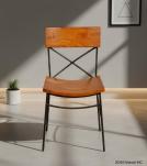 WOODEN IRON CHAIR