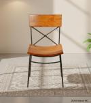 WOODEN IRON CHAIR