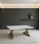 SOLID LIVE EDGE WOOD & IRON COFFEE TABLE