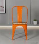 WOODEN IRON CHAIR 