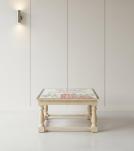 SOLID WOOD PAINTED COFFEE TABLE 
