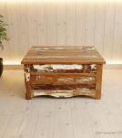 SOLID RECLAIMED TEAK WOOD W/ STORAGE TOP