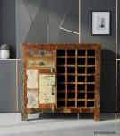 SOLID RECLAIMED WOOD WINE BAR
