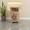 SOLID RECLAIMED TEAK WOOD SIDETABLE END TABLE
