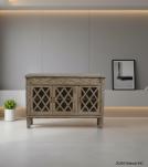 HAND CARVED SOLID WOOD SIDEBOARD