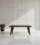 SOLID WOOD LIVE EDGE & IRON COFFEE TABLE