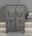HAND CARVED SOLID WOOD CABINET