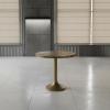 SOLID WOOD & IRON SIDE TABLE