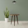 SOLID WOOD & IRON END TABLE