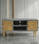 Iron + Wood TV Console