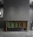 RECLAIMED & REPURPOSED WOOD CONSOLE / SOFA TABLE 
