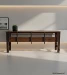 PRIMITIVE RECLAIMED & REPURPOSED CONSOLE / SOFA TABLE