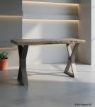 LIVE EDGE SOLID ACACIA CONSOLE / SOFA TABLE