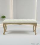CLOTH TUFTED UPHOLSTERED BENCH