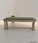 UPHOLSTERED SOLID WOOD BENCH