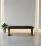 UPHOLSTERED SOLID WOOD BENCH