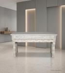 HAND CARVED SOLID WOOD CONSOLE