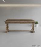 UPHOLSTERED WOOD BENCH