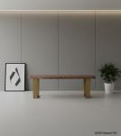 LIVE EDGE SOLID ACACIA WOOD BENCH