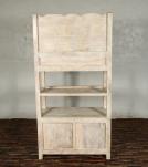 SOLID RECLAIMED TEAK WOOD CABINET WITH DOORS, SHELVES & DISPLAY