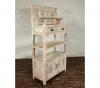 SOLID RECLAIMED TEAK WOOD CABINET WITH DOORS, SHELVES & DISPLAY