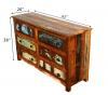 SOLID RECLAIMED TEAK WOOD DRESSER SIDEBOARD 6 DRAWERS