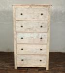 SOLID RECLAIMED TEAK WOOD 5 DRAWER DRESSER