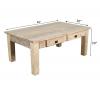 SOLID RECLAIMED TEAK WOOD COFFEE TABLE