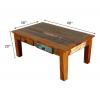 SOLID RECLAIMED TEAK WOOD COFFEE TABLE