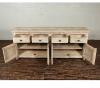 SOLID RECLAIMED TEAK SIDEBOARD 4 DRAWERS & 4 DOORS