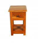 SOLID RECLAIMED TEAK WOOD END TABLE / NIGHT STAND