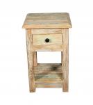 SOLID RECLAIMED TEAK WOOD END TABLE / NIGHT STAND