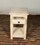 SOLID RECLAIMED TEAK WOOD END TABLE / NIGHT STAND
