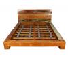 QUEEN SOLID RECLAIMED TEAK WOOD BED