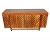  HAND CARVED SOLID RECLAIMED TEAK WOOD SIDEBOARD CONSOLE